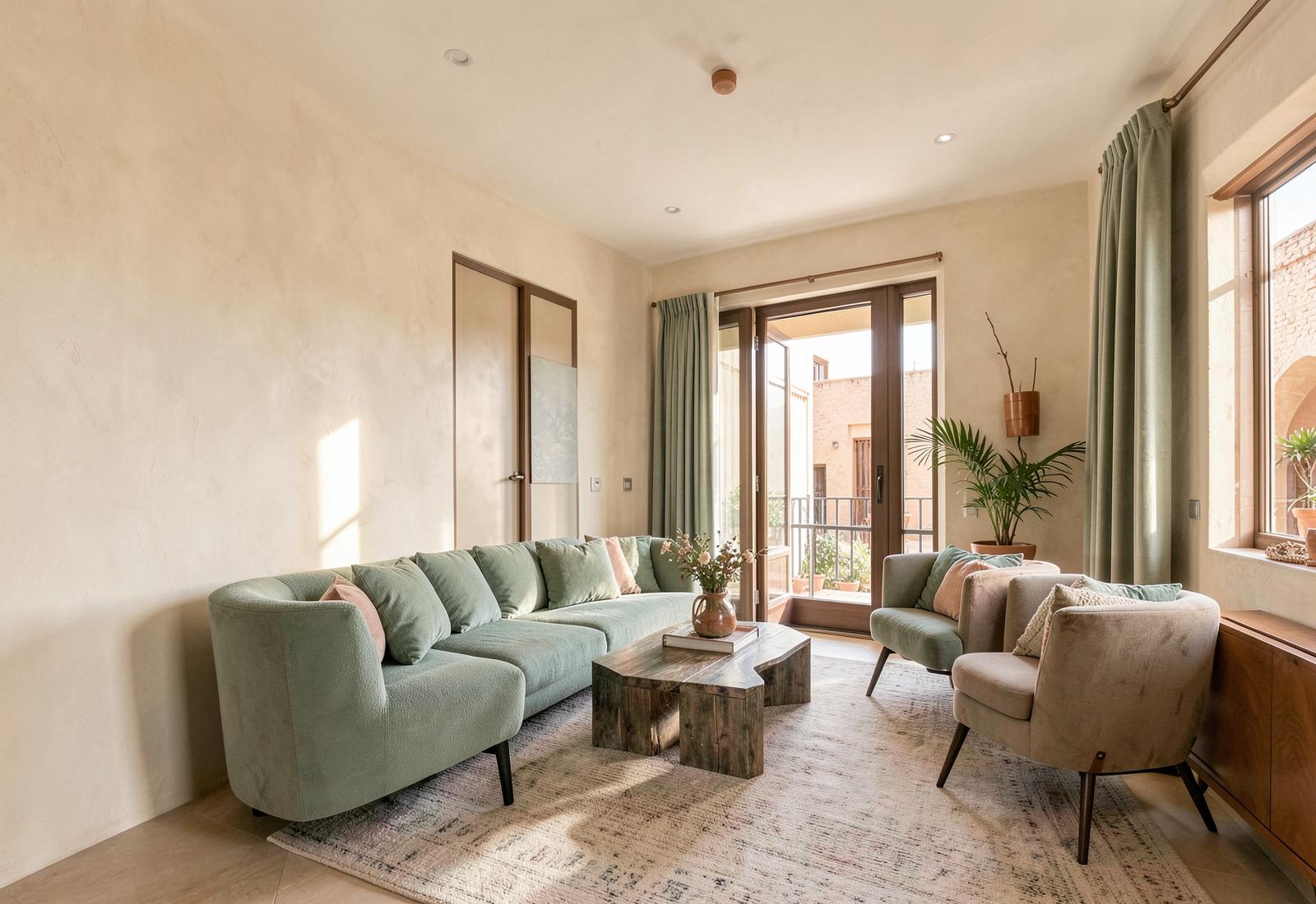 Intérieur contemporain à Marrakech